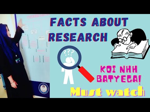 Some Important facts about Research | Study tips for Research | Muneeba Z.Mughal