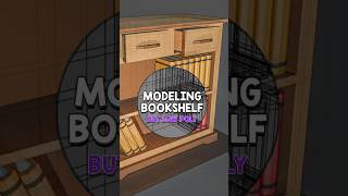 Modeling a Bookshelf... But Low Poly! #blender #lowpoly #modeling