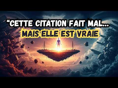 Quand tout bascule, trouve ton équilibre intérieur. Citation réflexion.