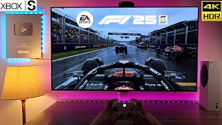 F1 2025 Gameplay (Xbox Series S) 4K HDR 60FPS Upscale