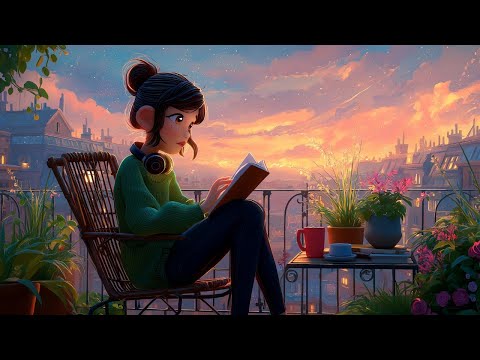 Balcony Sunset Lo-Fi 🌇 | Chill Beats for Study & Relax