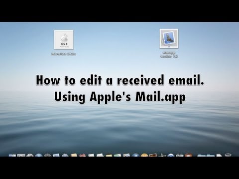 T Apple Tutorial How To Edit Received Email