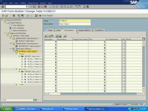 smart form in sap abap video tutorial