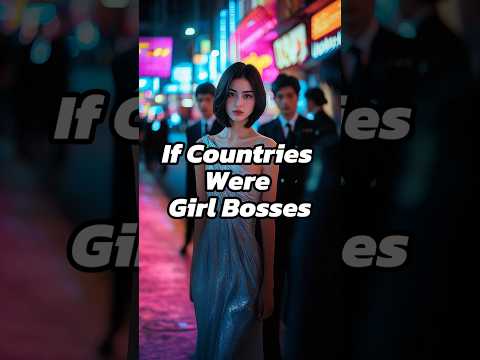 If Countries Were Girl Bosses 😍🔥 #girlboss #midjourney #aiart
