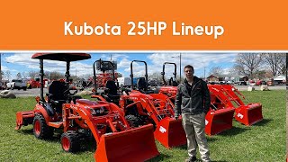 Kubota 25HP Lineup