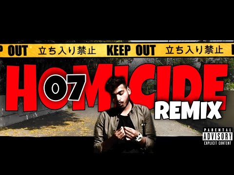 Zerø7 - HOMICIDE ( HINDI RAP REMIX ) || RE-PROD. BY - LOKIFY