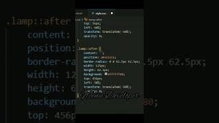 | Stage Lightning using HTML and CSS | Wenu Developer || #short21 #developer #html #css #stage