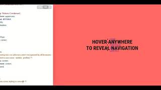Smooth Hover Effect to Fold/Unfold Navigation menu by using Pure CSS & HTML - MR-CODE 2020
