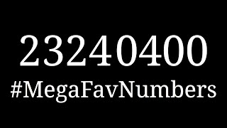 MegaFavNumbers - superior highly composite numbers and roundness