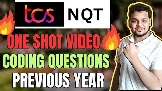 TCS NQT (One Shot) Previous Year Coding Questions Solutions | TCS NQT 2026 Preparation