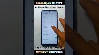 How to Tecno Spark Go 2024 - Enable Developer Options 2025 /Activate Developer Mode 2025 #smartphone