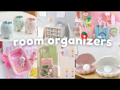 🍡 ROOM ORGANIZERS + More!! ⭐🌸🌼 | aesthetic room decors | shopee finds