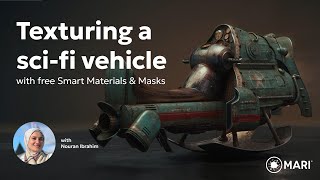 Texturing a sci-fi vehicle (with free Smart Materials & Masks!) w/Nouran Ibrahim