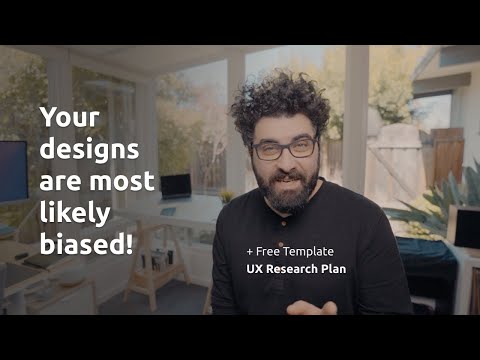 Why are your designs biased? + Free UX research plan | Product Design