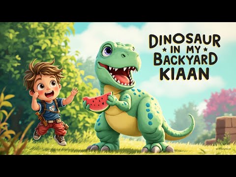 I Discovered a Dinosaur in My Backyard | Dinosaur adventure | Kaavya and Kiaan | Chirpy Kids