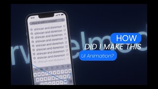 How Did I make This Clean UI Animation?