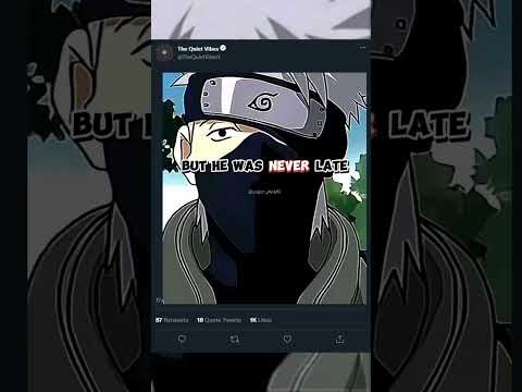 Kakashi Was Never Truly Late 💔| Tribute to the Copy Ninja & His Unseen Pain 😔🔥#Naruto #KakashiHatake