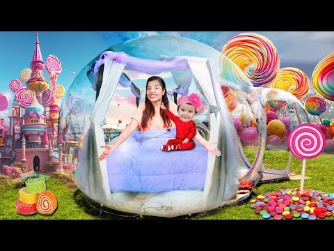 WE TRAPPED MYRA IN BUBBLE HOUSE | CANDY HOUSE