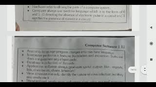 Medium-English Class     - 12 A1, A2 & C Subject  - Computer Lesson - 1 -Comp. Software Part -6