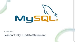 Learn MySQL in 2024: Lesson 7 using the SQL Update statement to change data in a database