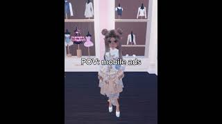 Mobile ads be like… #shorts #mobileads #roblox #dti