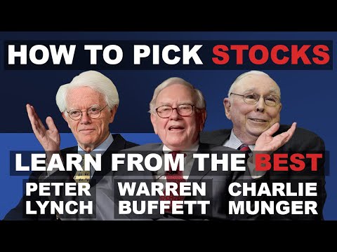 How to Pick Stocks - Warren Buffett, Charlie Munger and Peter Lynch explains