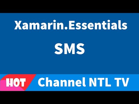 Xamarin.Essentials SMS