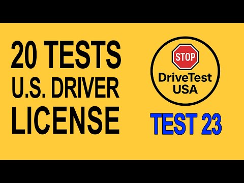 🚦 DMV Practice Test #23 — 2025 Driving Knowledge Questions & Answers (USA)