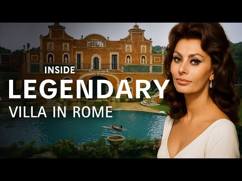 Inside Sophia Loren's Stunning Italian Villa | Hollywood Legend House Tour