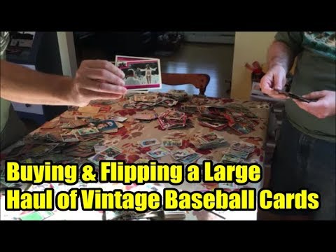 Buying a Large Haul of Vintage Baseball and Non Sport Cards for $8