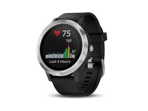 Garmin Vivoactive 3 GPS Smartwatch with Built in Sports Apps   BlackSilver Renewed