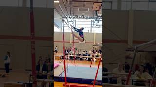 State Cup second place out of 30🥈 #competition #gymnast #gymnasticsbars #fail #failarmy #thenandnow