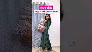 😳 Meesho cute dress haul 😍 Meesho dress haul #dresshaul #meesho #onlineshopping #shortsvideo