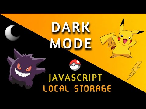 Dark Mode Pokemon - Tema Oscuro Javascript (Local Storage)