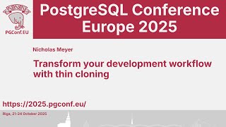 Nicholas Meyer: Transform your development workflow with thin cloning