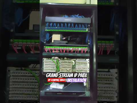 Grand Stream IP PABX installation #youtubeshorts #shorts