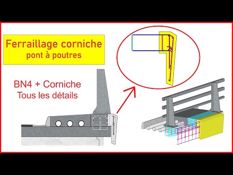 ferraillage de corniche d'un pont
