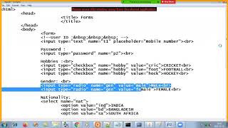 Advanced WebTech - Chapter 2: Episode 3(Reading values from Checkbox,RadioButton, ListBox,Combobox)