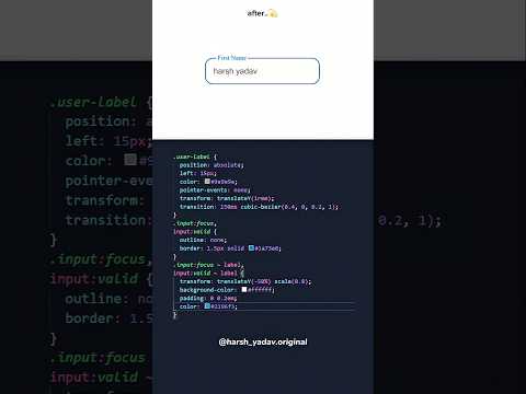 Minimal and modern input field design 💫#inputfield #html #css