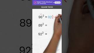 Vedic Maths Tricks - Square Tricks - Math Tricks - Mental Maths - Easy Math Tricks #mathtricks