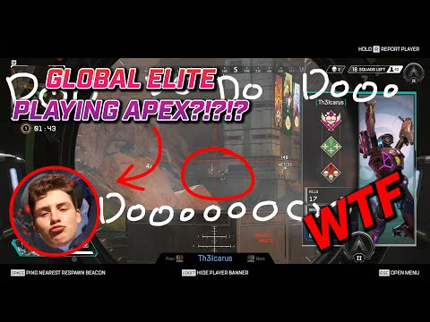 When a CSGO Caster and 7 time global elite plays APEX