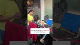 When your manager smarter than you 😂 frdstudio #shorts #trending #officereels