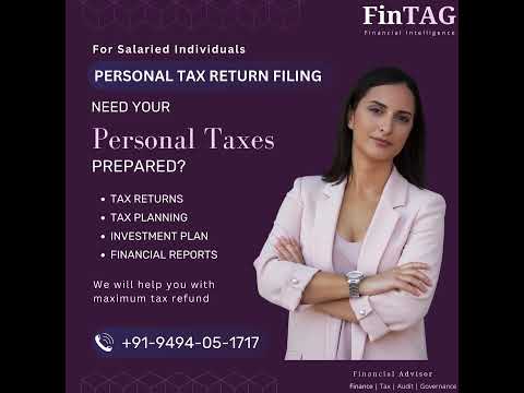 Personal Tax Return Filing - FinTAG - Time to take control of your personal finances