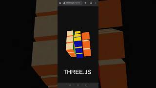How to make 3D Rubik's cube for your website? #threejs #threejstutorial #webdevelopment #3dweb