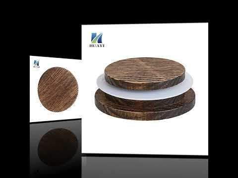 Round Shape Soy Wax Candles Wood Lids