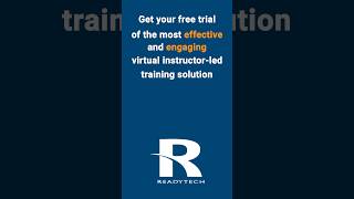 ReadyTech - Effective Virtual-instructor-led training  #shorts #vilt #itlabs #onlinelearning