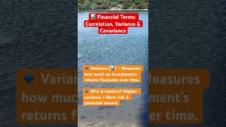 📊 Financial Terms: Correlation, Variance & Covariance #financeeducation