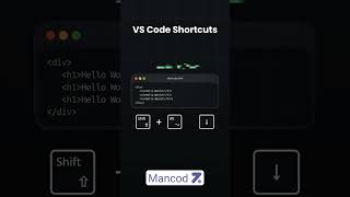 Visual Studio Code Shortcuts for Faster Coding #VSCode#CodingShortcuts#VSCodetips#ProductivityHacks