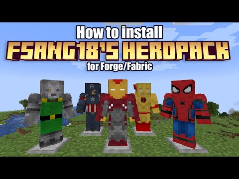How to INSTALL Fsang18's Heropack for Minecraft 1.20.1 (Forge and Fabric)
