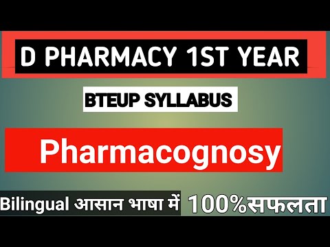 Pharmacognosy syllabes bteup